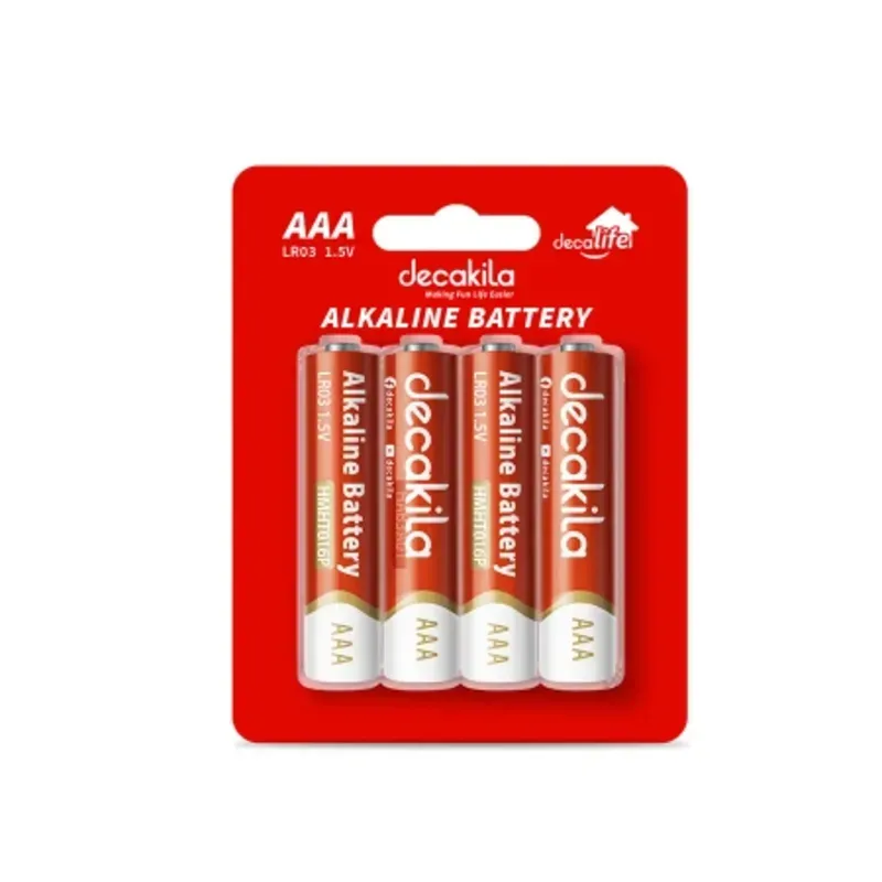  Estuche de 4 pilas AAA Decakila  -