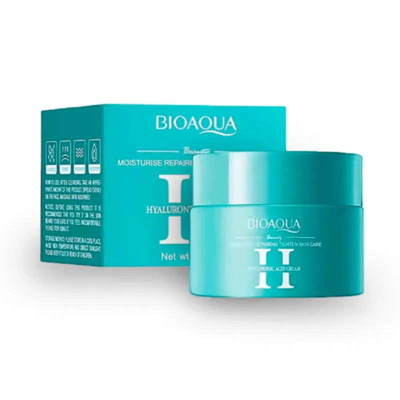 CREMA HIDRATANTE CON ÁCIDO HIALURÓNICO BIOAQUA