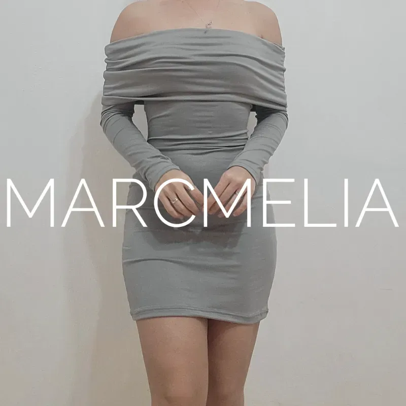 VESTIDO MINI ELSA GRIS