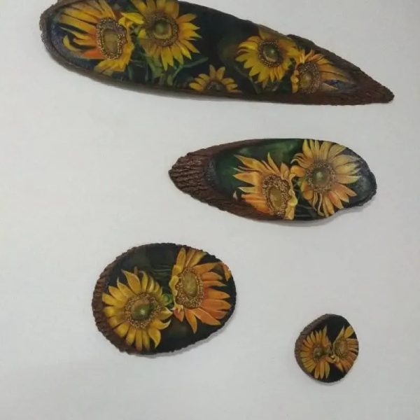 Rodajas de madera personalizadas