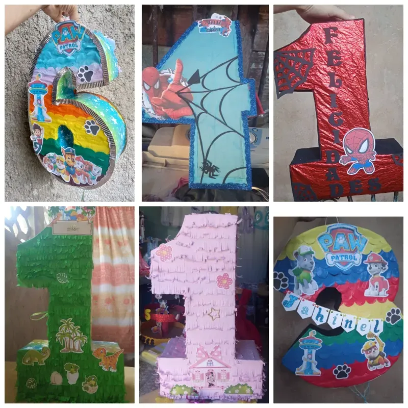 Piñatas de números