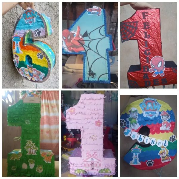 Piñatas de números