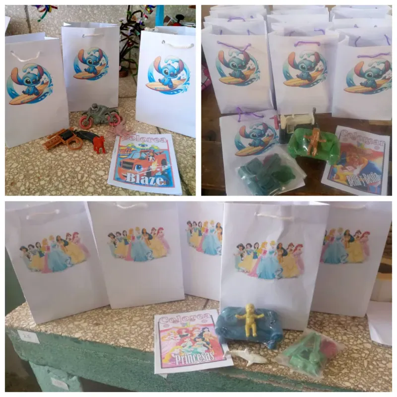 Bolsitas de regalo rellenas