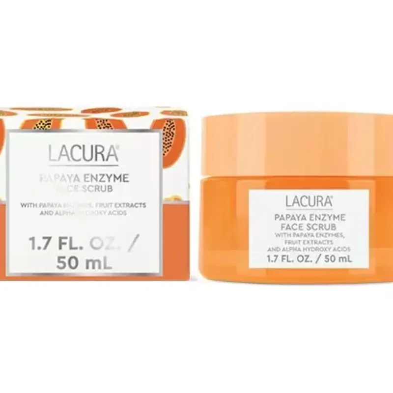 Crema facial exfoliante Lacura 50ml