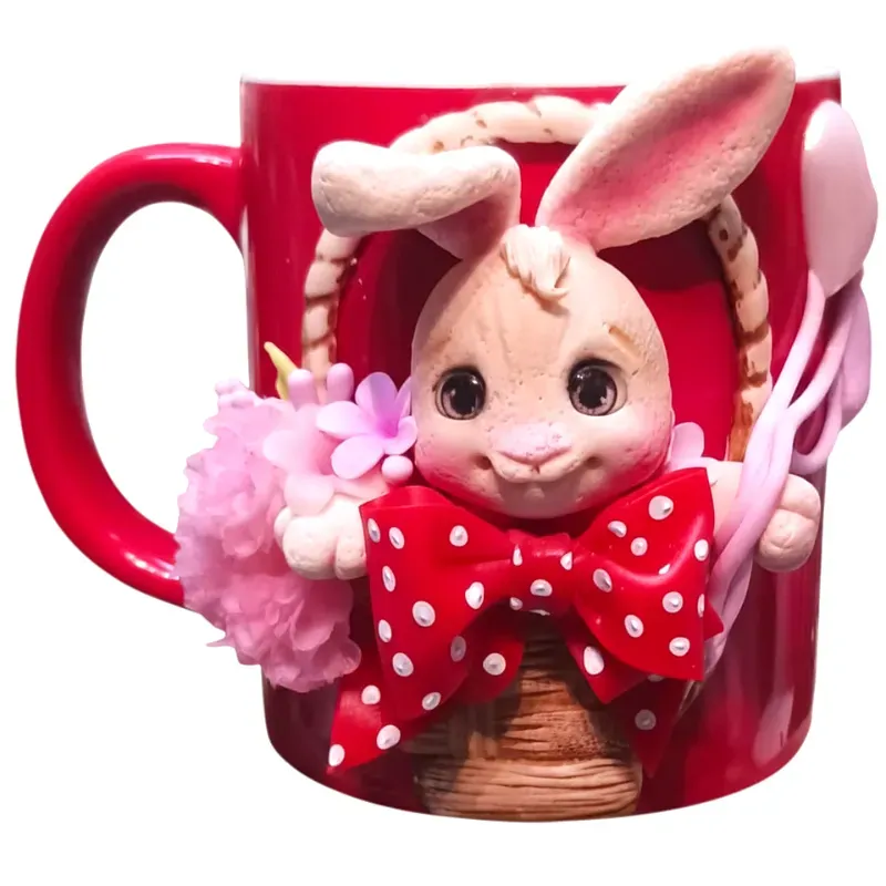 Taza "Conejito enamorado"