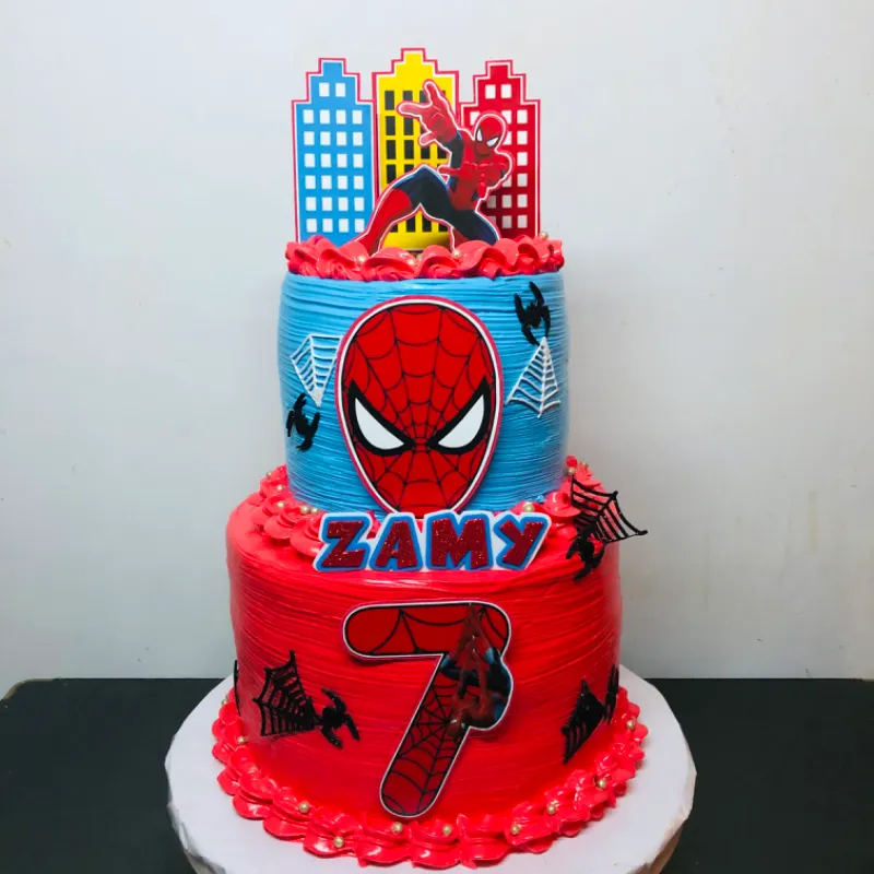Cake dos pisos Spider-Man ️️
