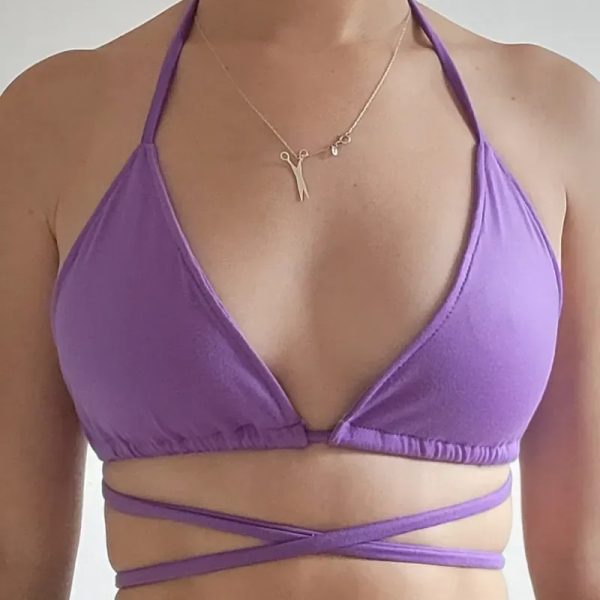 BIKINI LILA ALGODÓN