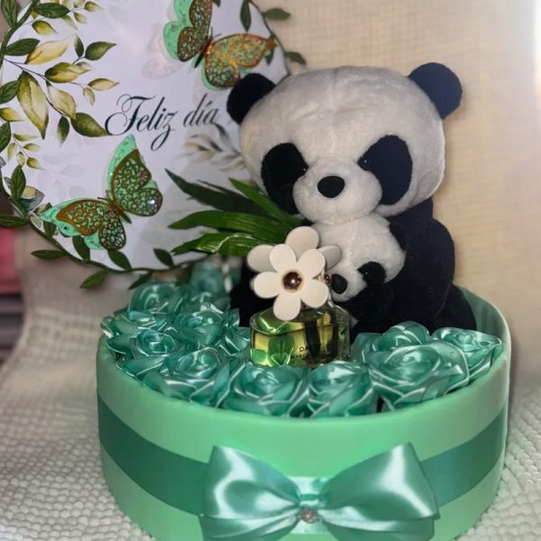 Regalo premium osos pandas y perfume