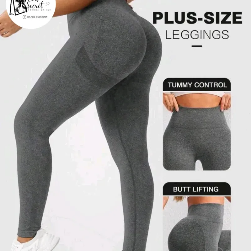 Leggings gris talla M