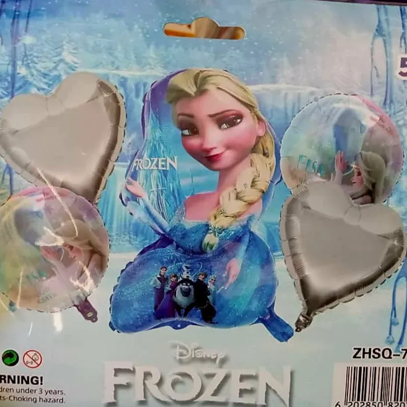 Set Globos Decoración "FROZZEN: ANNA Y ELSA"