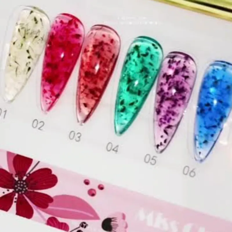 Builder gel de flores