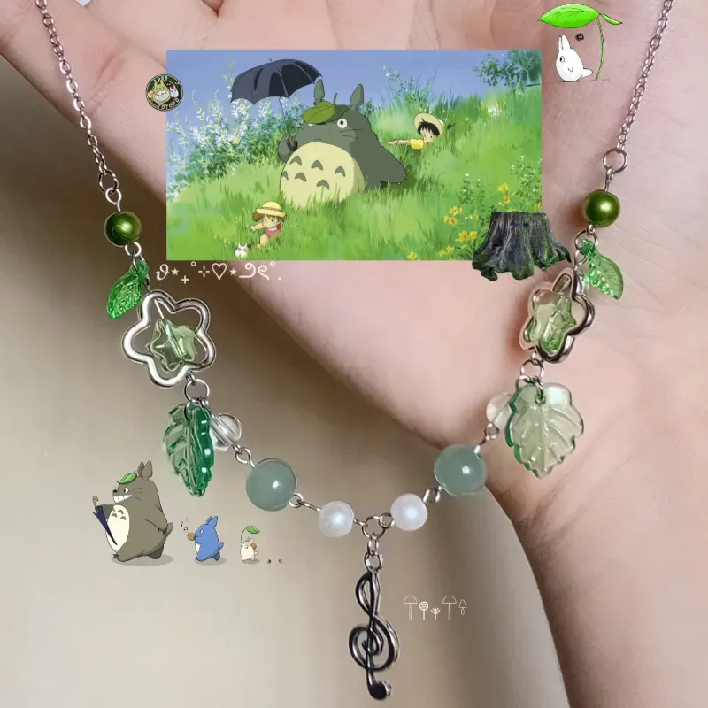 Collar verde del bosque 