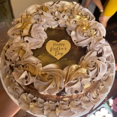 Kake redondo de chocolate