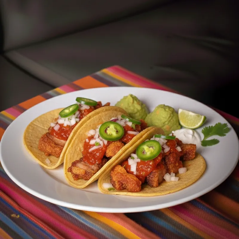 Taco de Chicharrón Bravo
