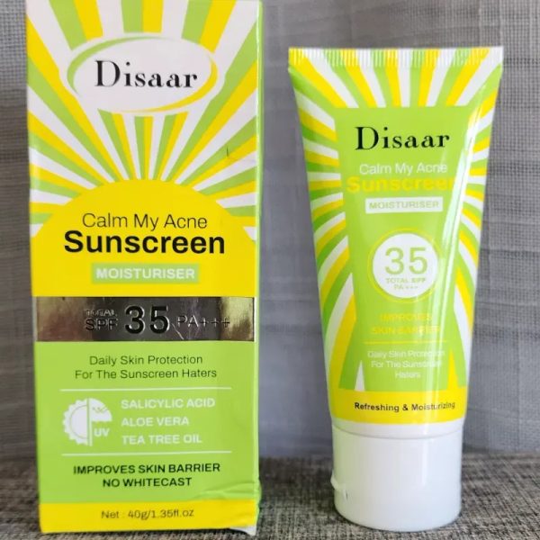 Protector solar 35 spf con acido salicilico