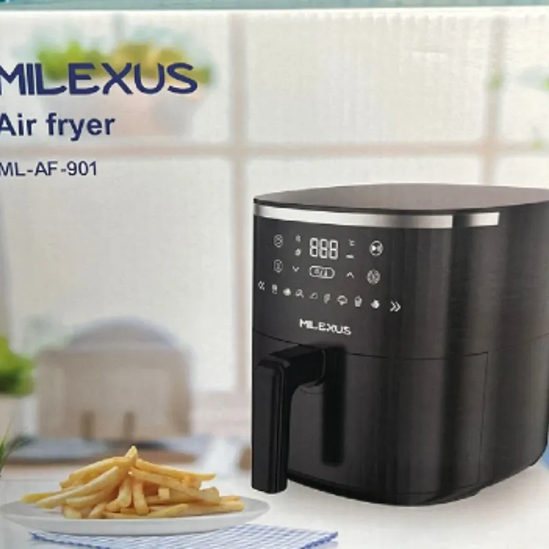 FREIDORA DE AIRE MARCA MILEXUS, CAPACIDAD 3.7 LITROS REF: ML-AF-901