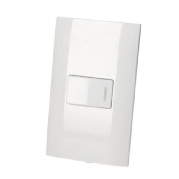 Interruptor sencillo blanco (P419B)