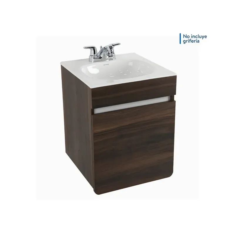 Mueble Aluvia El Nogal con Lavamanos 45X45 cm Corona