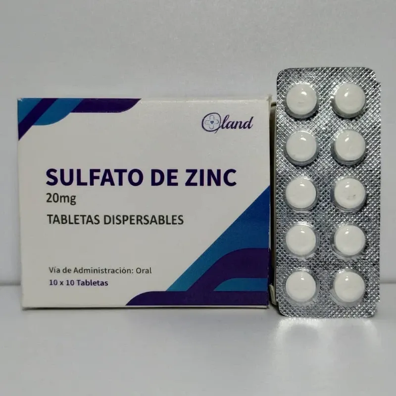 SULFATO DE ZINC 10TAB 30mg