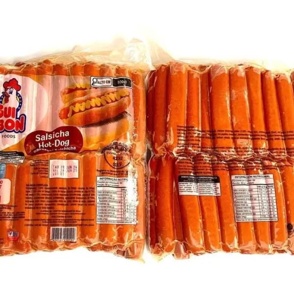 Paquete de salchichas ( 60 unidades)