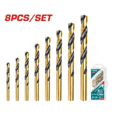 Juego de brocas helicoidales 8 pcs