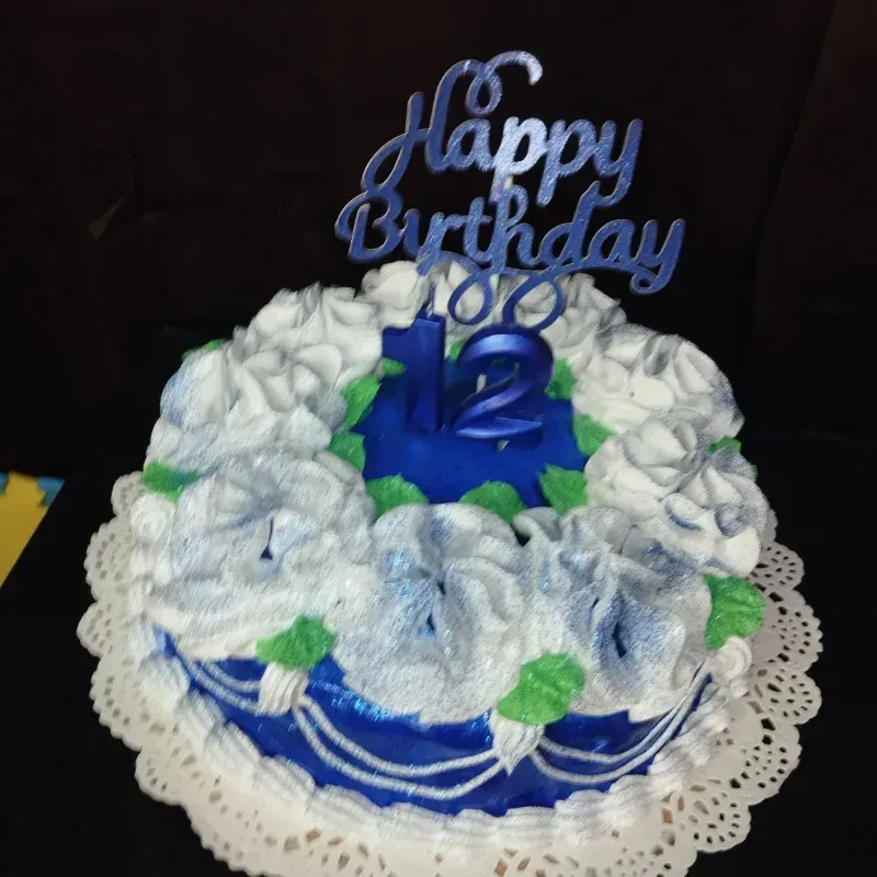 Cake azul