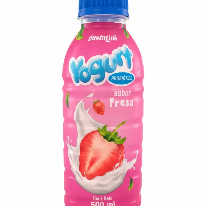 Yogur de Fresa Gustatini Probiótico 500 ml