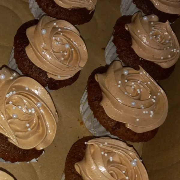 Docena de cupcakes de chocolate