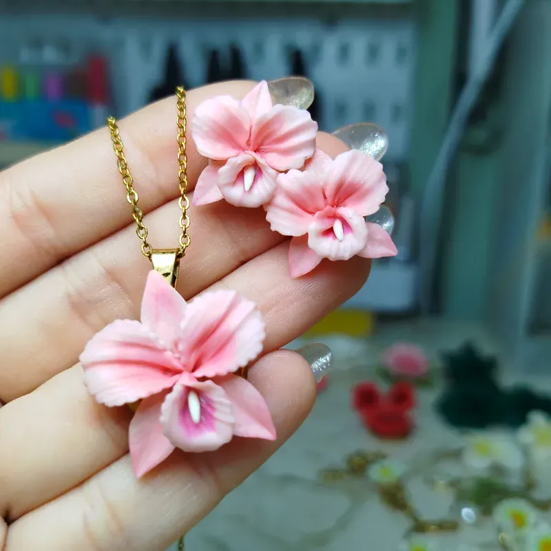 ✨Juego de Orquídeas Rosa Pastel✨