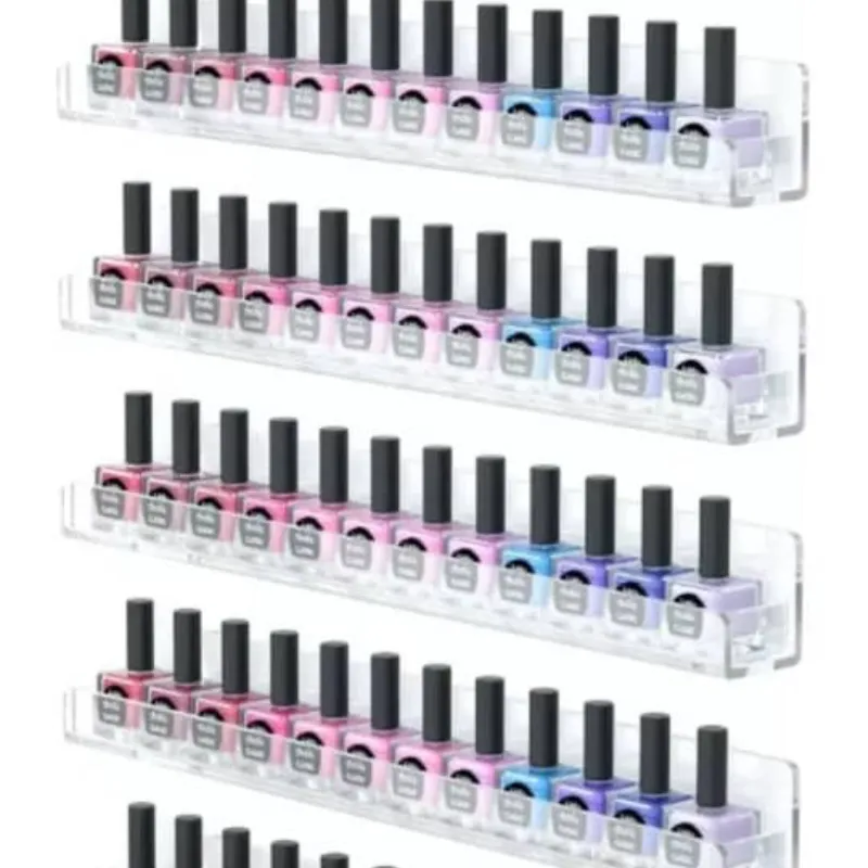 Repisa Acrílico Transparente (8 piezas, estrecho )