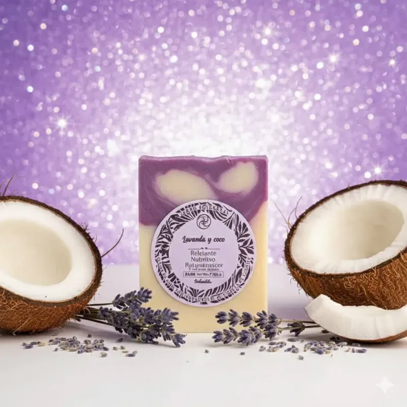JABÓN DE LAVANDA Y COCO