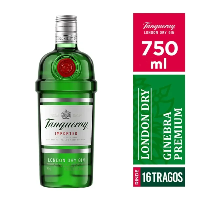 Ginebra Tanqueray 1x12x750ml C(401.01)