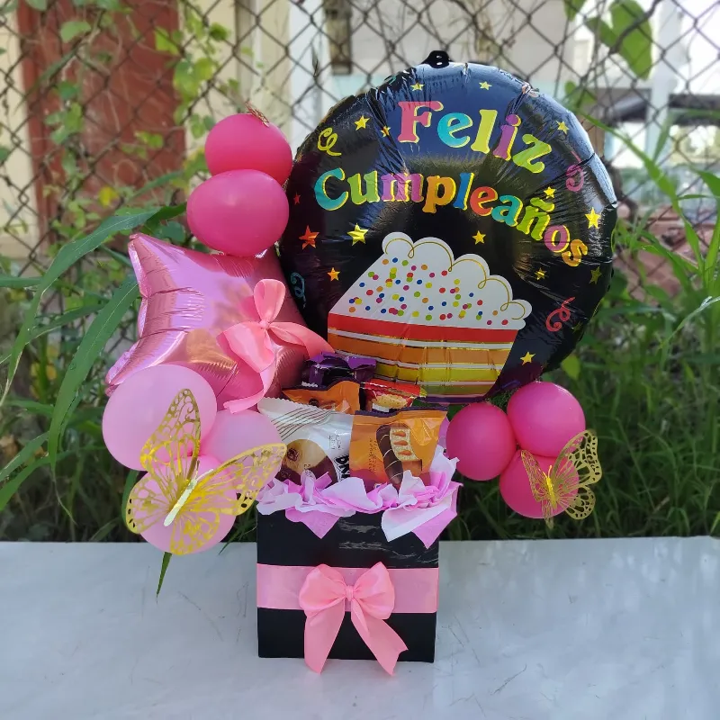 Caja Mediana con Globos