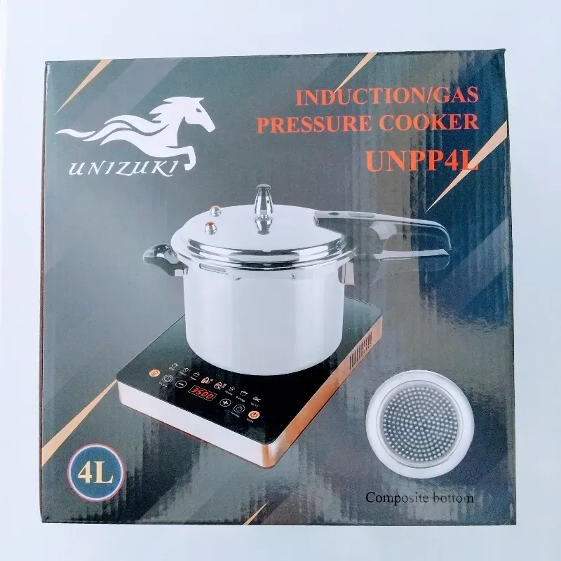 Olla de presión 4L (inducción, gas, y otros)