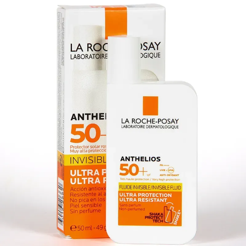 Protector Solar Anthelios SPF+50 Fluido Invisible La Roche Posay