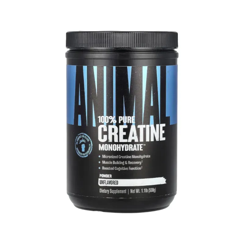 Creatina Marca Animal , Monohydratada Ultra Pura 100%, 100 Servicios ( ⚠  )