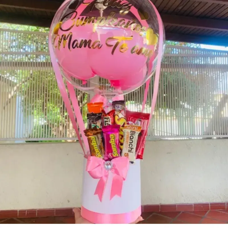 Ancheta con forma de globo aerostático