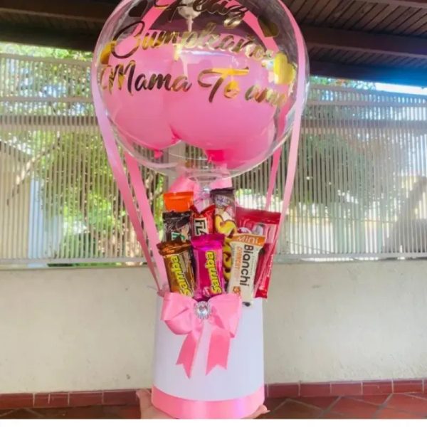 Ancheta con forma de globo aerostático