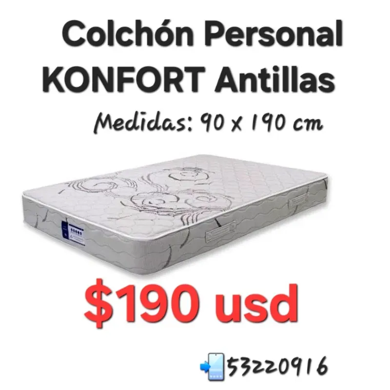 Colchón Personal Konfort Antillas