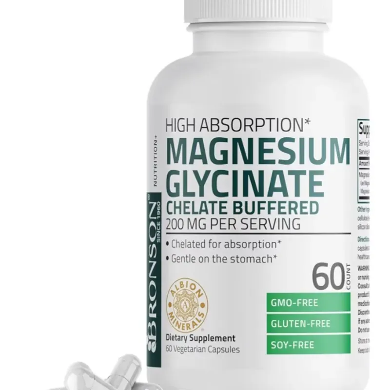 Magnesium Glycinate  200mg 60 cápsula