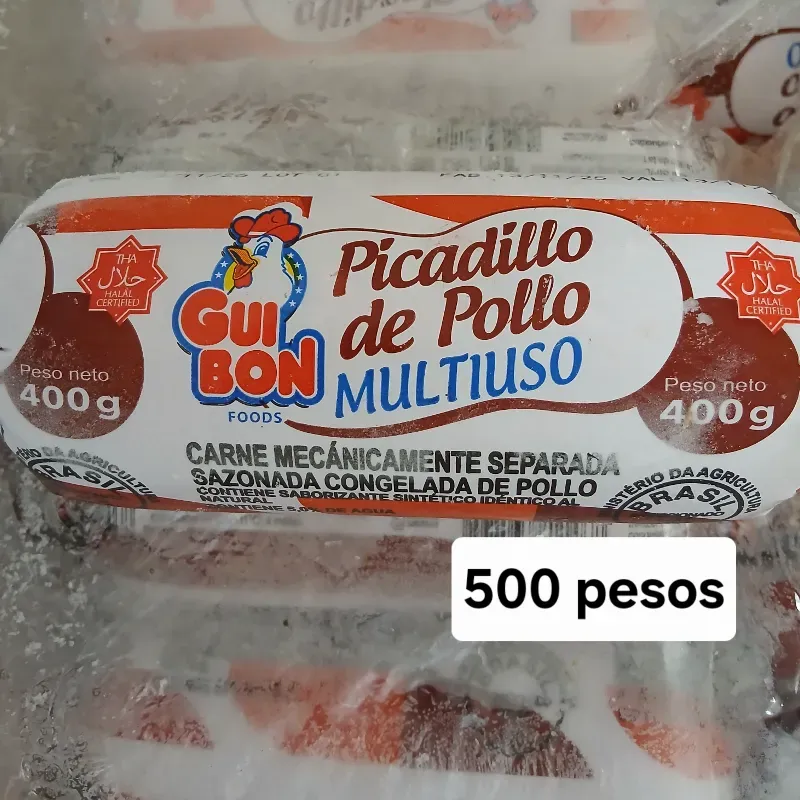 Picadillo de pollo sazonado