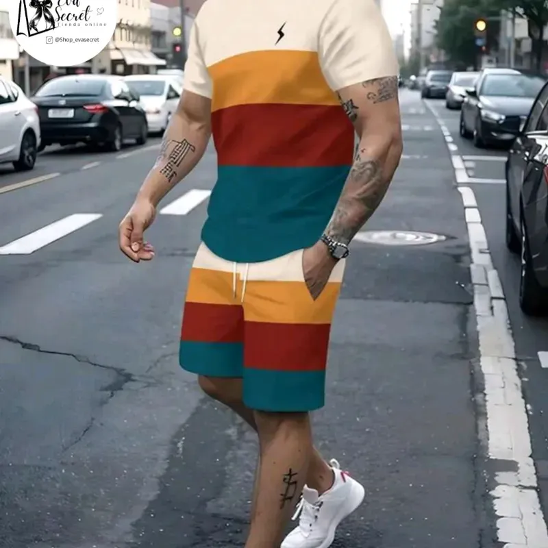 Conjunto de short y pullover talla S