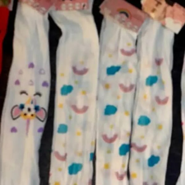 Medias panty blanca de niña 1
