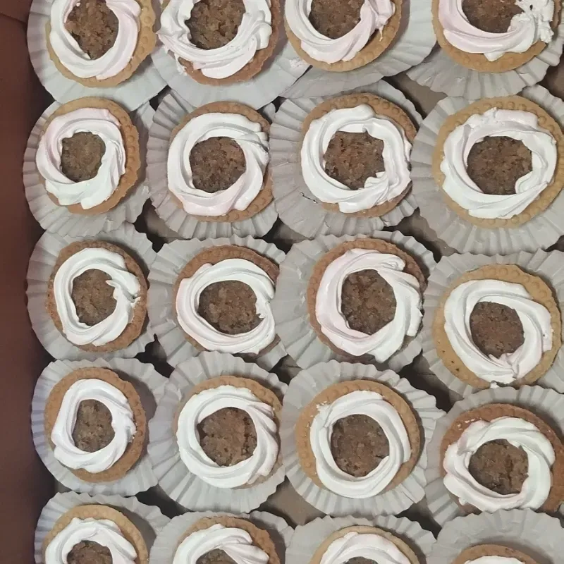 Tartaletas (relleno de dulce de coco)