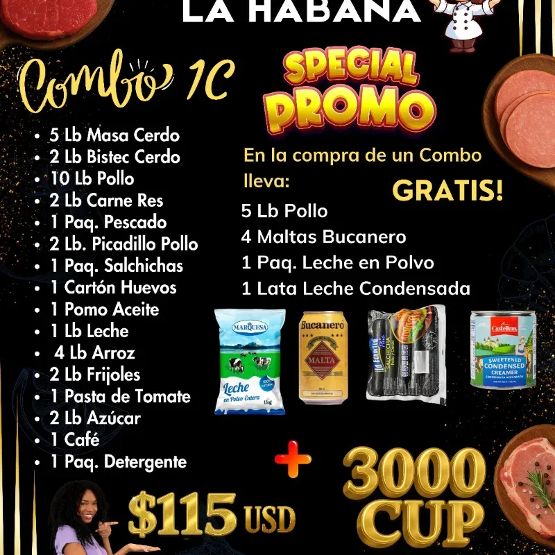 Combo de Comida # 1C