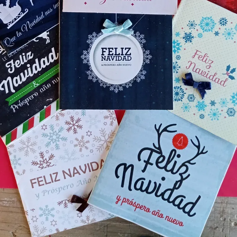 Postales con tema navideño