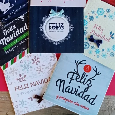 Postales con tema navideño