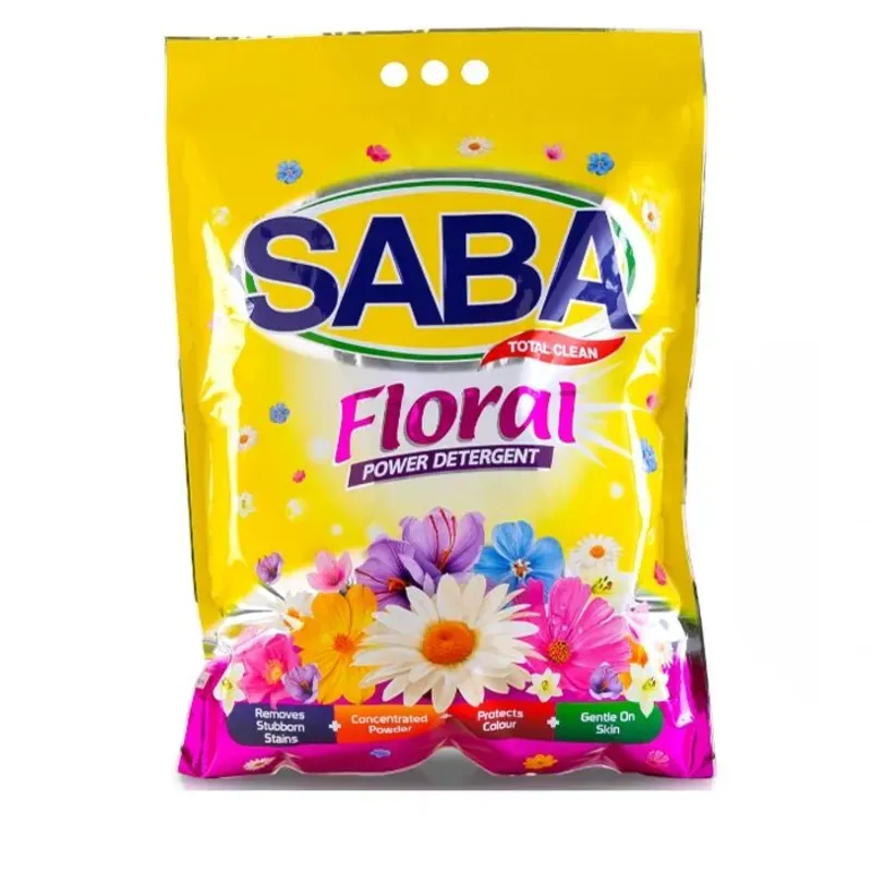 Detergente en polvo de 500g Saba Floral