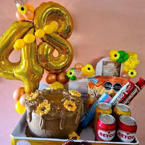 Caja con dulce