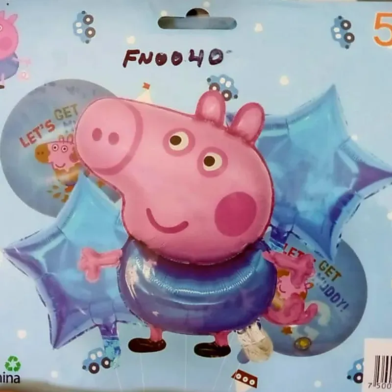 Set Globos Decoración "PEPPA PIG"